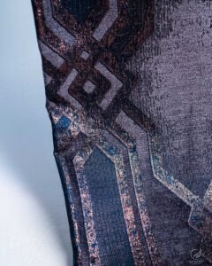 Vienna Art Deco Geometric Embroidery Curtain - Image 2