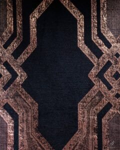 Vienna Art Deco Geometric Embroidery Curtain - Image 5