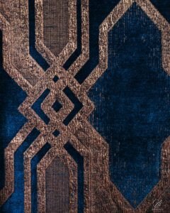 Vienna Art Deco Geometric Embroidery Curtain - Image 6
