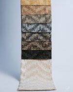 Moss Modern Pebble Textured Curtain