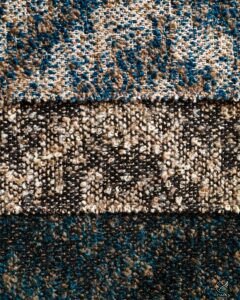 Moss Modern Pebble Textured Curtain - Image 5