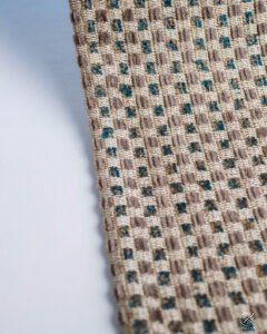 Dream Luxury Grid Textured Curtain - Image 2