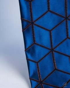 Alegron Cubical Architectural Metallic Grid Curtain - Image 2