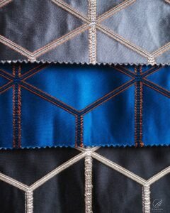Alegron Cubical Architectural Metallic Grid Curtain - Image 7