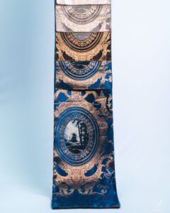 Annata Ornamental Metallic Brocade Curtain