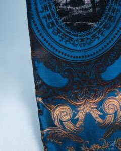 Annata Ornamental Metallic Brocade Curtain - Image 2