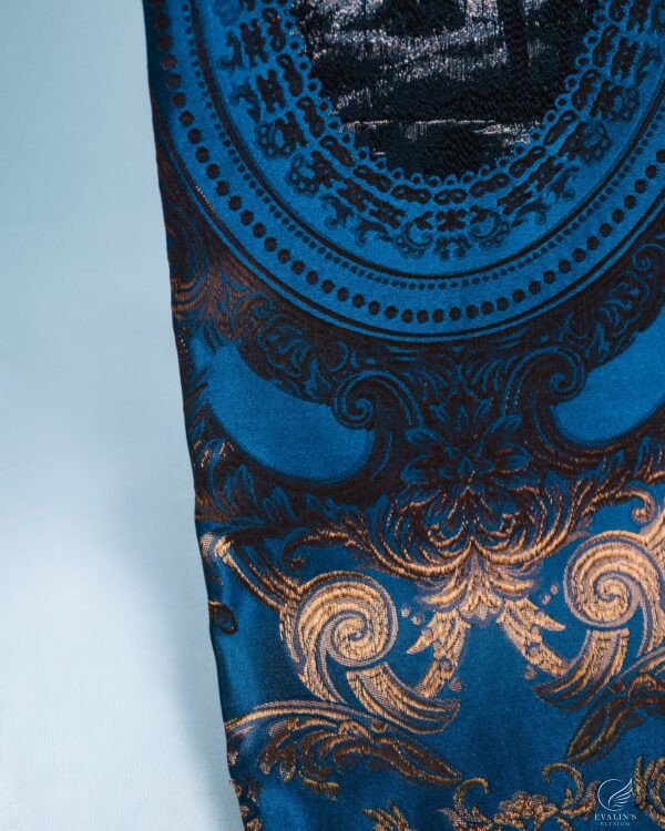 Annata Ornamental Metallic Brocade Curtain - Image 2