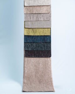 Farida Micro Grid Tweed Weave Curtain