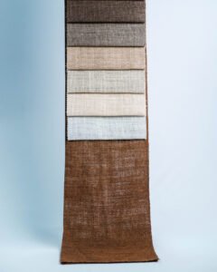 447 Rustic Crosshatch Weave Curtain