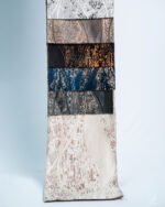 Frenela Abstract Weave Foil Velvet Curtain