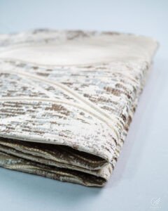 Frenela Abstract Weave Foil Velvet Curtain - Image 3