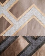 Clavier Geometric Abstract Embroidery Curtain - Image 5