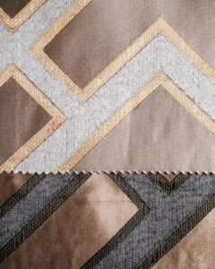 Clavier Geometric Abstract Embroidery Curtain - Image 5