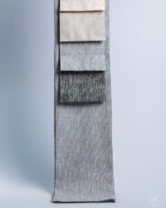 Bergamo Crosshatch Textured Neutral Curtains