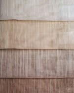 Sakura Graphite Weave Light Linen-Look Sheer Curtains - Image 7