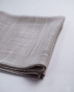 Sakura Graphite Weave Light Linen-Look Sheer Curtains - Image 3