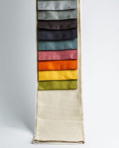 Canvas Modern Lustrous Silk Look Curtain