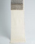 Waffle Modern Net Linen Look Sheers Curtain