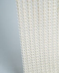 Waffle Modern Net Linen Look Sheers Curtain - Image 2