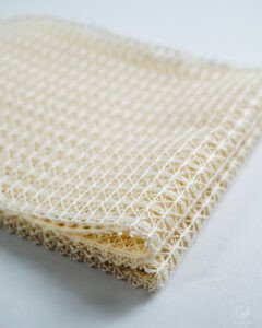 Waffle Modern Net Linen Look Sheers Curtain - Image 3