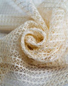 Waffle Modern Net Linen Look Sheers Curtain - Image 4