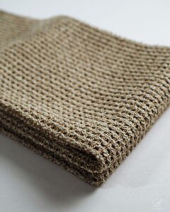 Bungalov Luxury Basketweave Linen Look Curtain - Image 3
