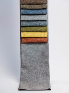 Aden Contemporary Heathered Weave Curtains