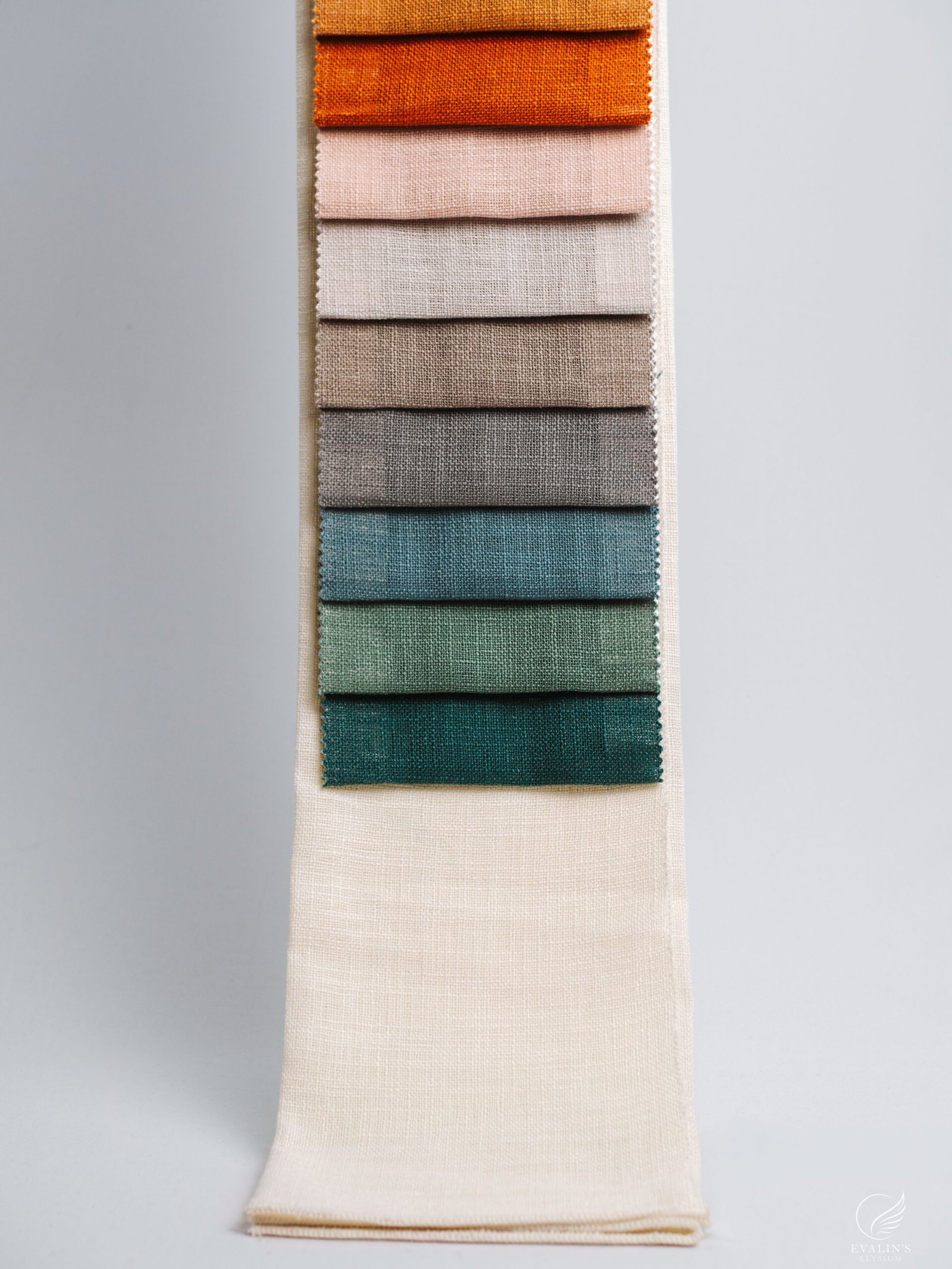 Bohem Linen-Look Soft Natural Curtain