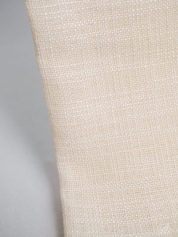 Bohem Linen-Look Soft Natural Curtain - Image 2