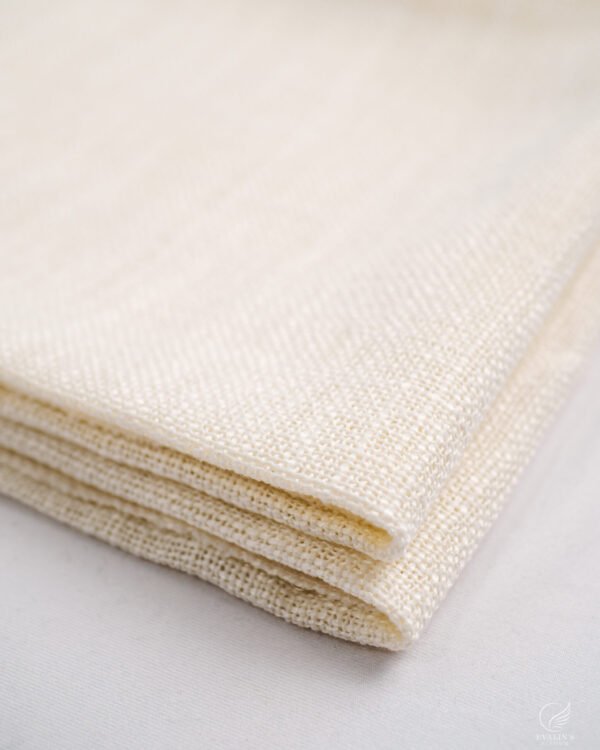 Bohem Linen-Look Soft Natural Curtain - Image 3