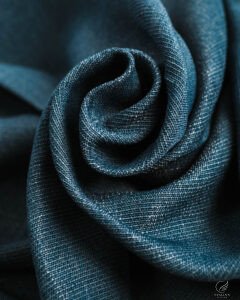 Max Dimout Textured Soft Denim Plain Curtains - Image 4