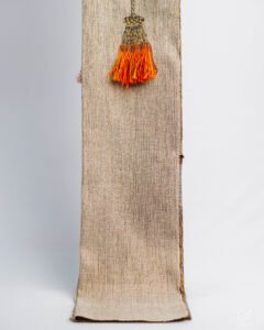 Kordon Boho Textured Tassel Woven Curtain