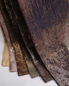 Dore Modern Design Metallic Artistic Spot Curtains - Image 2
