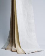 Cenova Veloura Ripple Natural Sheer Curtains