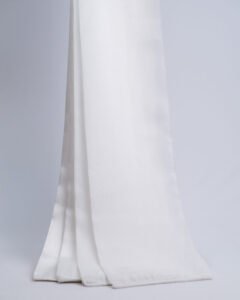 Vakko Fine Weave Linen Look Light Filtering Sheer Curtains