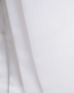 Vakko Fine Weave Linen Look Light Filtering Sheer Curtains - Image 3