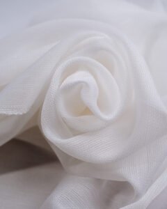 Vakko Fine Weave Linen Look Light Filtering Sheer Curtains - Image 5