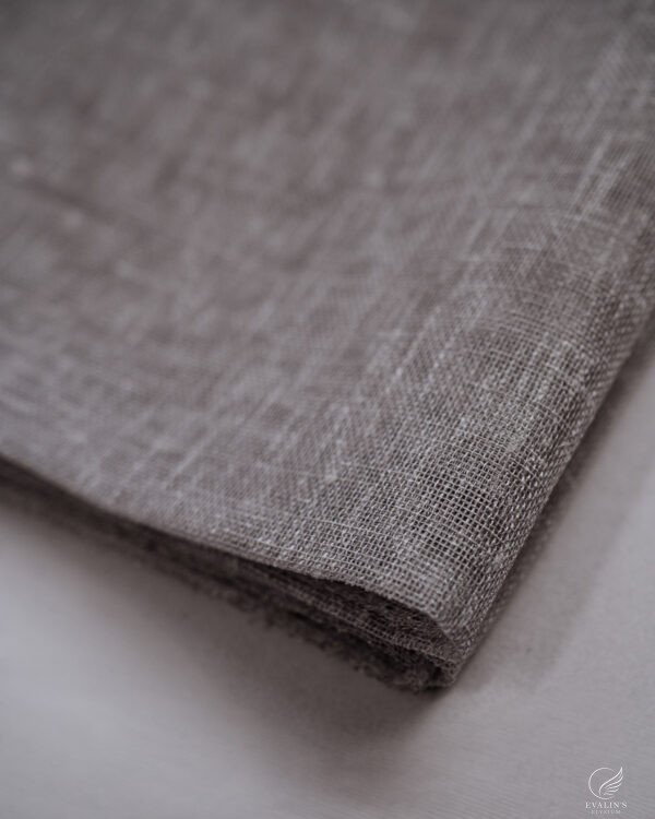 Foldet Simli Slub Linen Look Light Filtering Sheer Curtains - Image 8