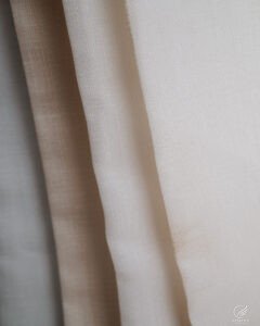 Bensu Minimalist Linen Weave Sheer Curtains - Image 3