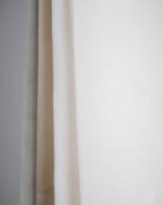 Bensu Minimalist Linen Weave Sheer Curtains - Image 2