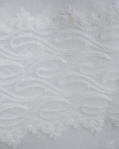 5016 Textured Wave Lace Border Sheer Curtains - Image 5