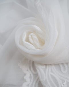 5016 Textured Wave Lace Border Sheer Curtains - Image 4
