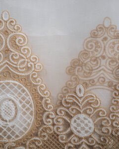 Bengu Baroque Embroidered Linen Texture Sheers - Image 6