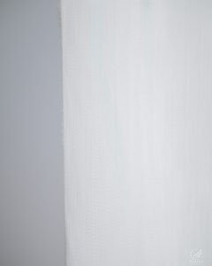 Guzin Textured Linen Sheer Curtains with Circular Lace Embroidery - Image 2