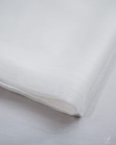 Guzin Textured Linen Sheer Curtains with Circular Lace Embroidery - Image 3