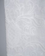 5014 Ornate Scroll Embroidery Linen-Look Sheer - Image 4