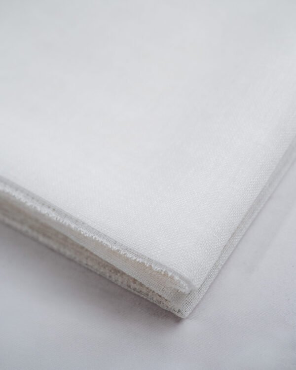 5014 Ornate Scroll Embroidery Linen-Look Sheer - Image 3