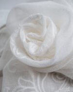 5014 Ornate Scroll Embroidery Linen-Look Sheer - Image 5