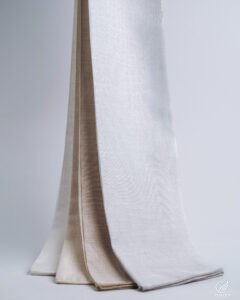 Marsilya Refined Linen-Weave Light Filtering Sheer Curtains
