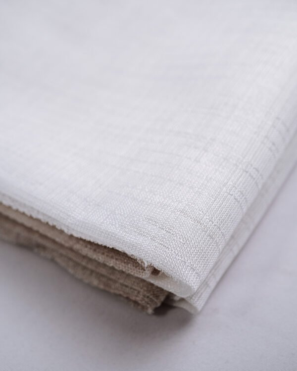 Marsilya Refined Linen-Weave Light Filtering Sheer Curtains - Image 4